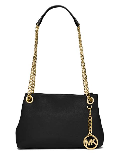 michael kors chain satchel signature bag|Michael Kors manhattan bag black.